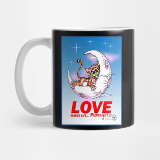 LOVE MAKES LIFE PURRRRFECT Mug